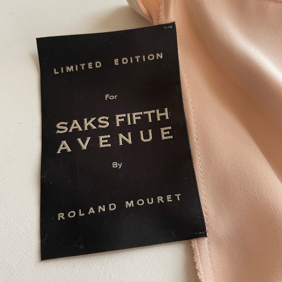 Roland Mouret Silk Haynes Women Top sz 6 Asymmetric Modern Statement Feminine - Picture 10 of 15